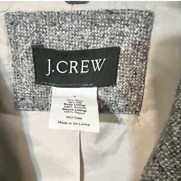 J. Crew - Schoolboy Blazer in Gray Donegal Tweed - Picture 7 of 8